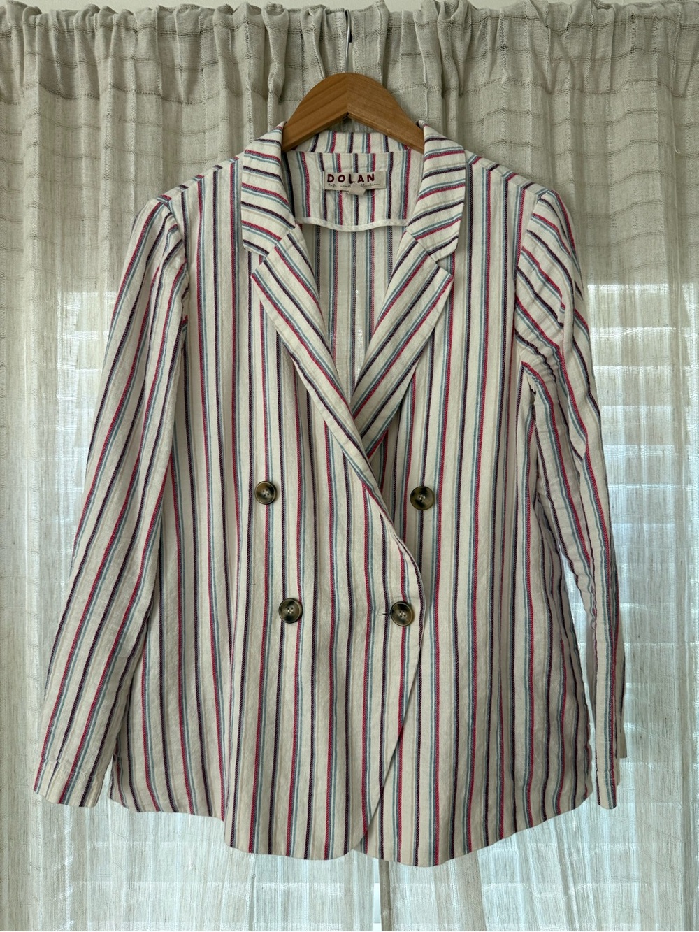 Anthropologie Double-Breasted Blazer